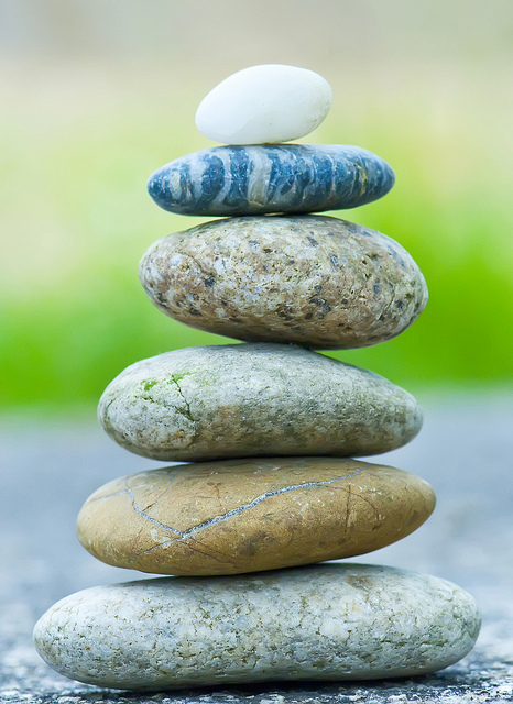 many-rocks-are-stacked-on-top-of-each-other