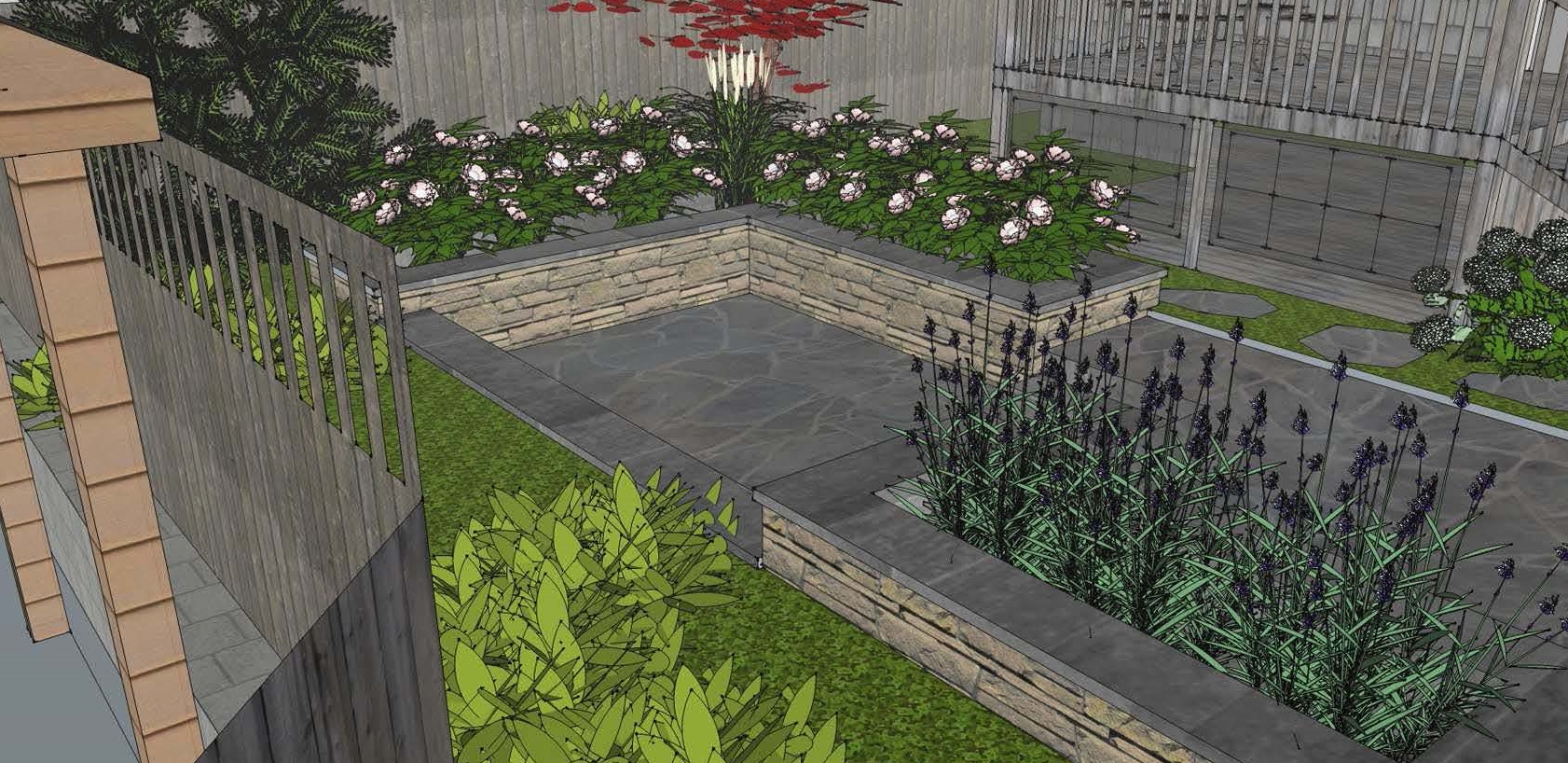 Sketchup Landscape Design Examples Install