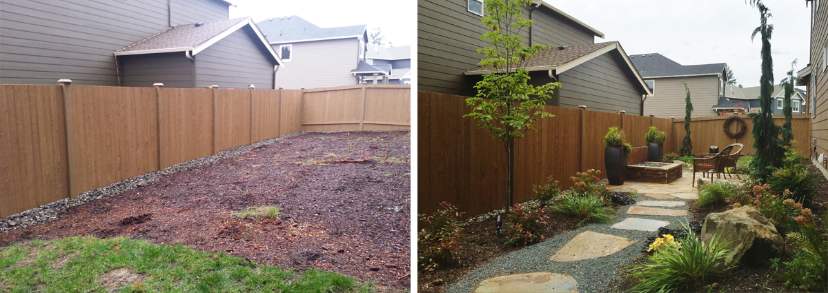 Before and After in Bothell Washington by Sublime Garden Design 425x1200