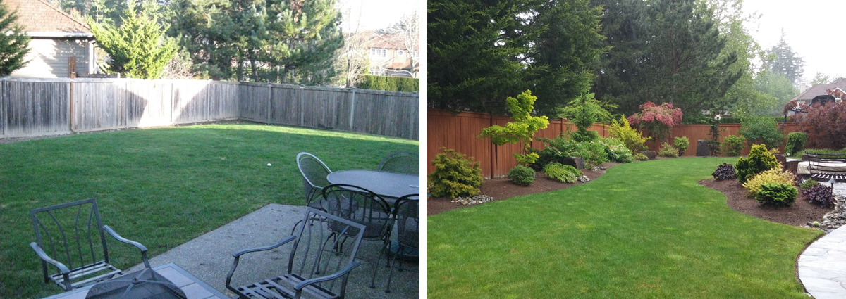 Before and After in Sammamish Washington by Sublime Garden Design 425x1200 1