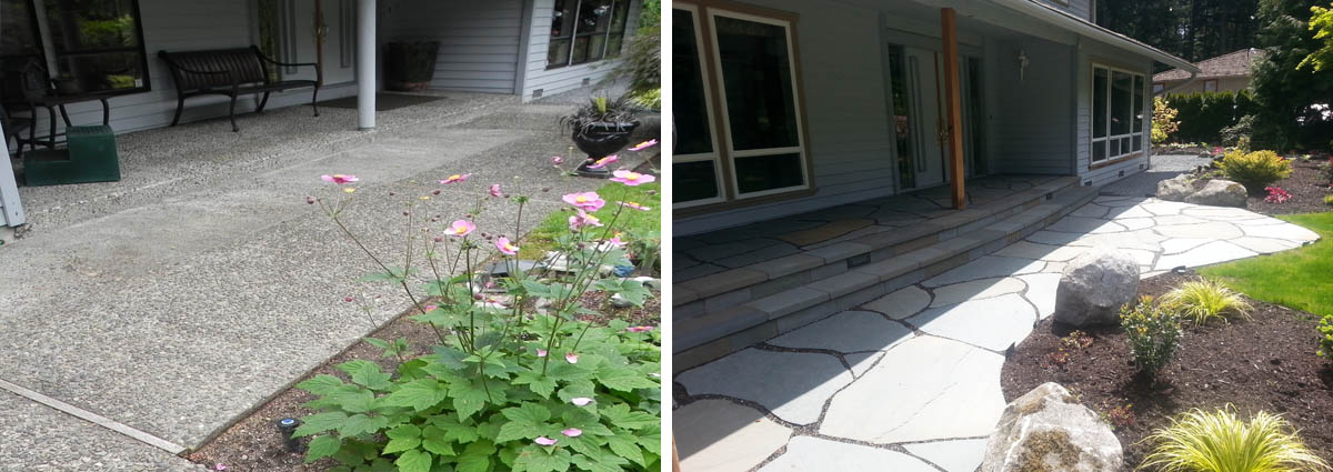 Bothell Before and After by Sublime Garden Design