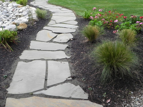 Flagstone pathway | Sublime Garden Design | Landscape Design Serving ...