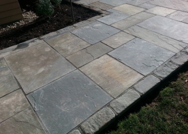 Bluestone Mortared Patio