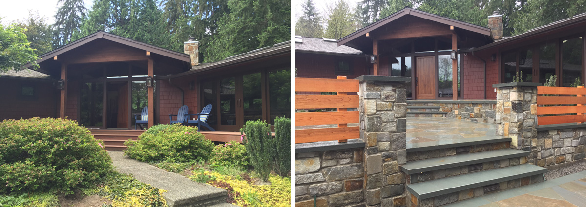 Before and After in Redmond Washington by Sublime Garden Design