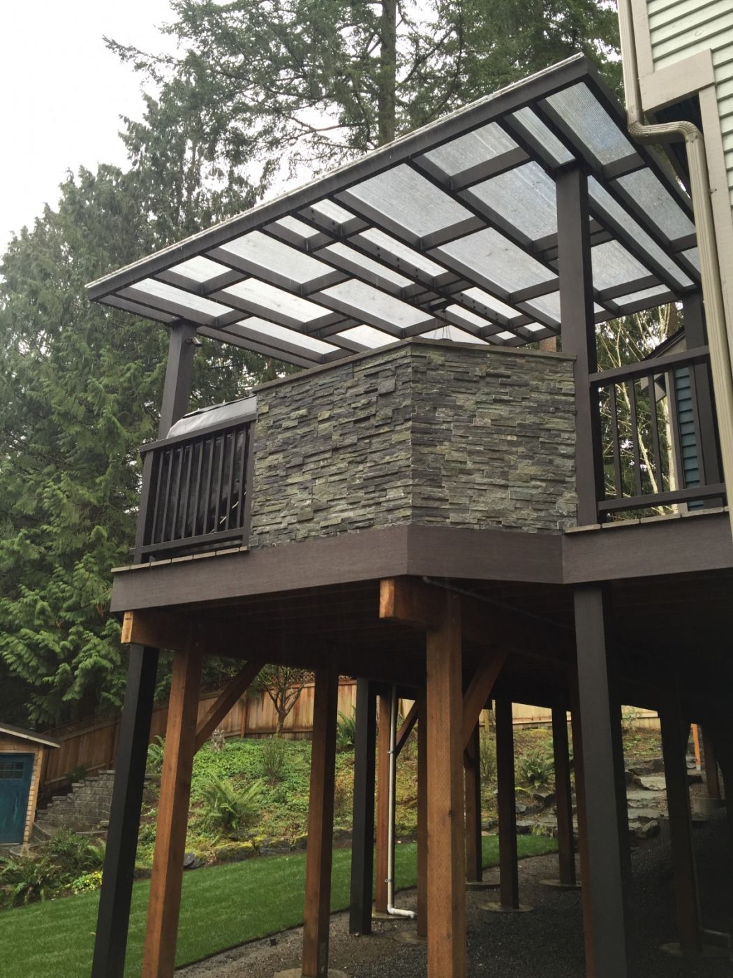 Sammamish Deck Covered Structure Sublime Garden Design Landscape Design Serving Snohomish 
