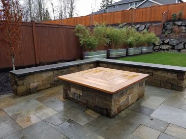 Fire Pit with Removable Table Top