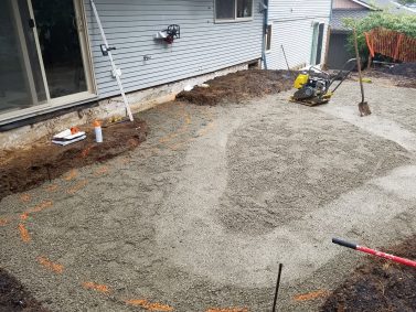 Patio Installation Getting Underway