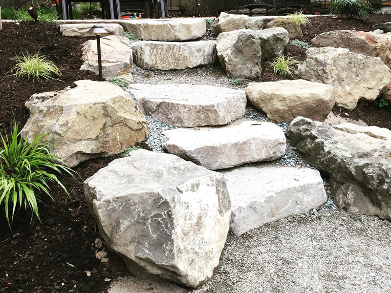 Huckelberry Stone Risers In Bellevue Washington By Sublime Garden