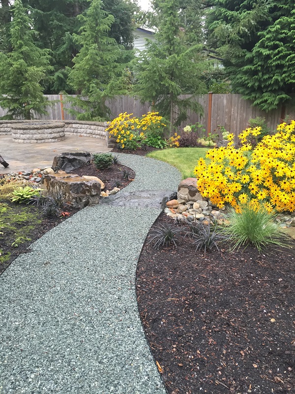 Woodinville Crushed Stone Pathway By Sublime Garden Design Sublime Garden Design
