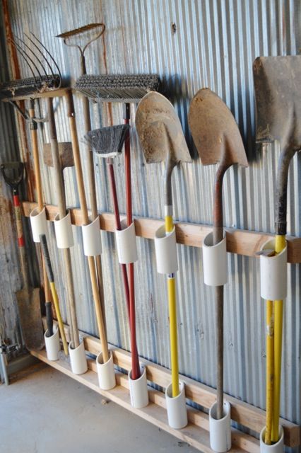 PVC Tool Storage (Photo Courtesy of NewlyWoodwards) )